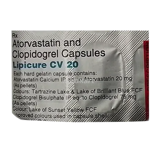 lipicure cv 20/75mg tablet 10's